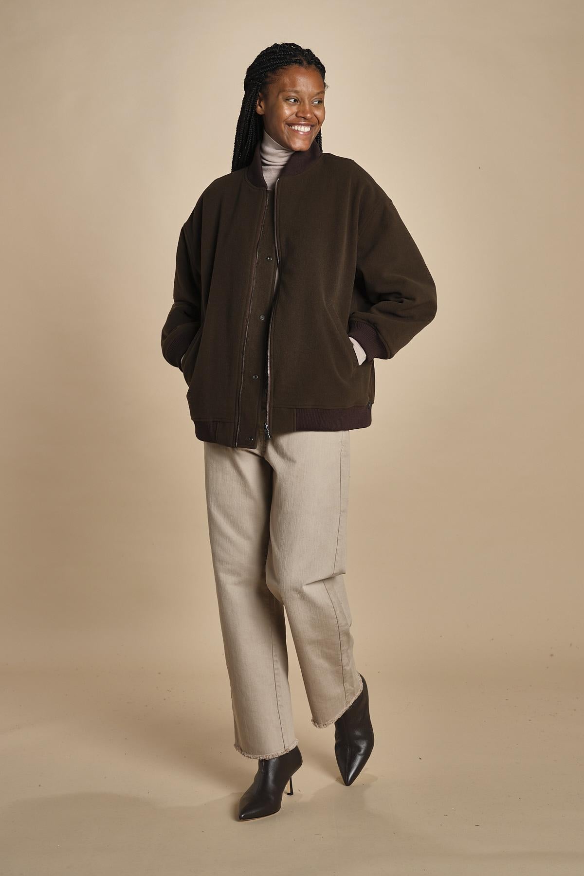 Bomber panno P28D0GW-T1112 U734 massimo alba 