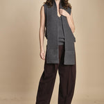 gilet over links MIL55 25024 GRIGIO SCURO milaura 