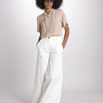 camicia m/c con rouches G061-5111-1108 4151 n21 