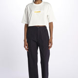 T-Shirt cropped logo Z500 NATURALE aspesi 