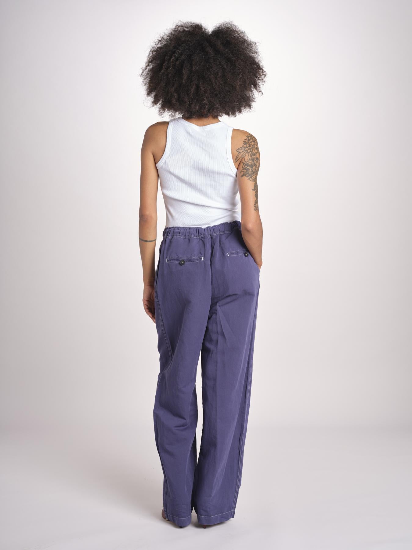 pantalone con impunture SONNY 1311 INDIGO studio nicholson 