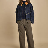 giubbino in denim. J423B912 MIDNIGHT RINSE MIDRI the GREAT 