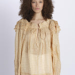 Camicia over pois P24T0350TO NUDE anaak 