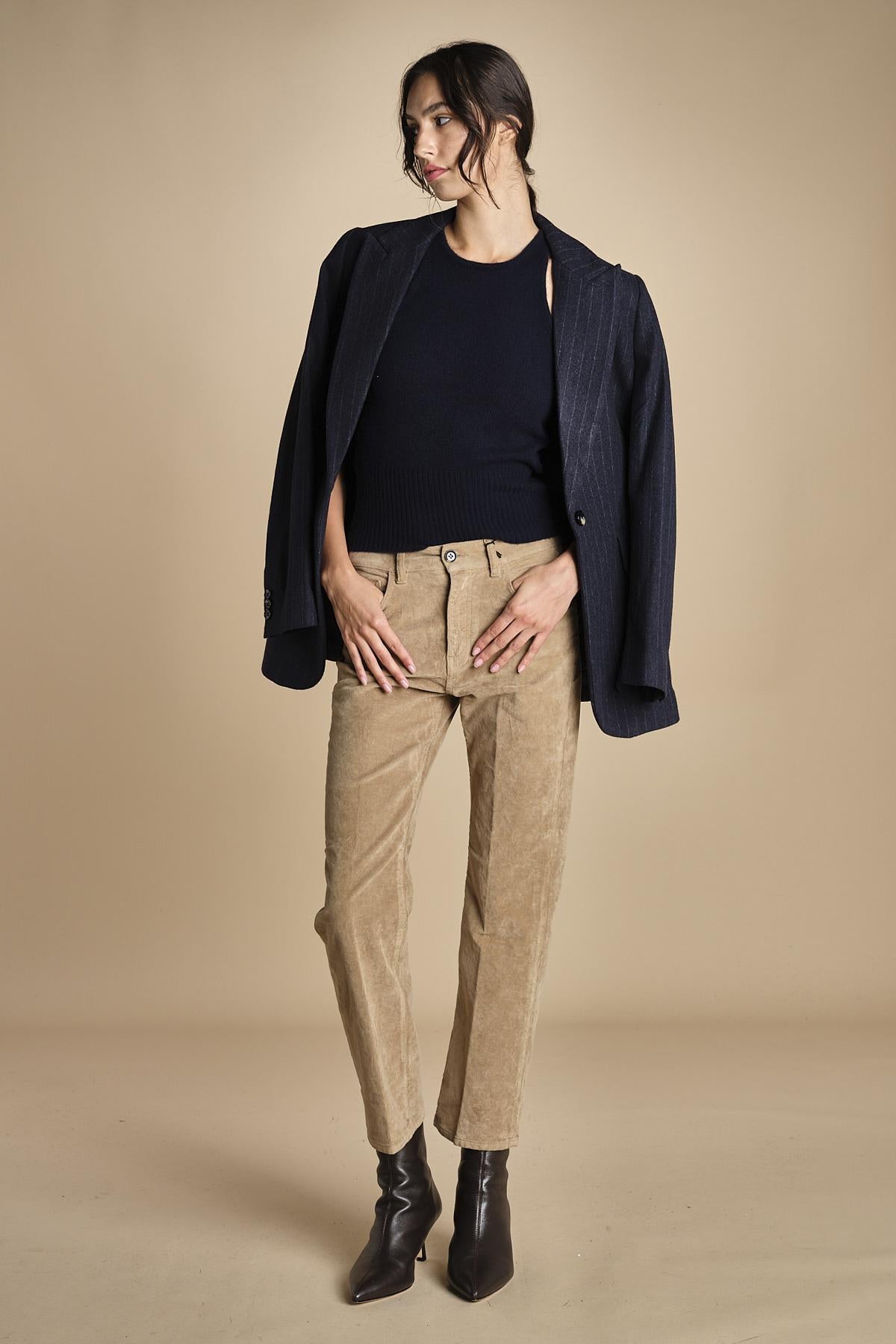 LINDY denim cropped skinny LINDY TOFEE true avenue 