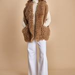 021 gilet montone 25021-302 MASTICE milaura 