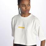 T-Shirt cropped logo Z500 NATURALE aspesi 