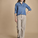 camicia denim NTEX-00403 D390 fortela 