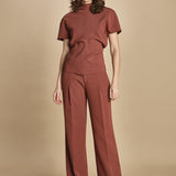 top manica corta con collo alto 31101-313 COCCCIO 57 federica tosi 