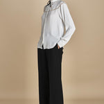 camicia con inserti in pizzo G0625111 1102 n21 