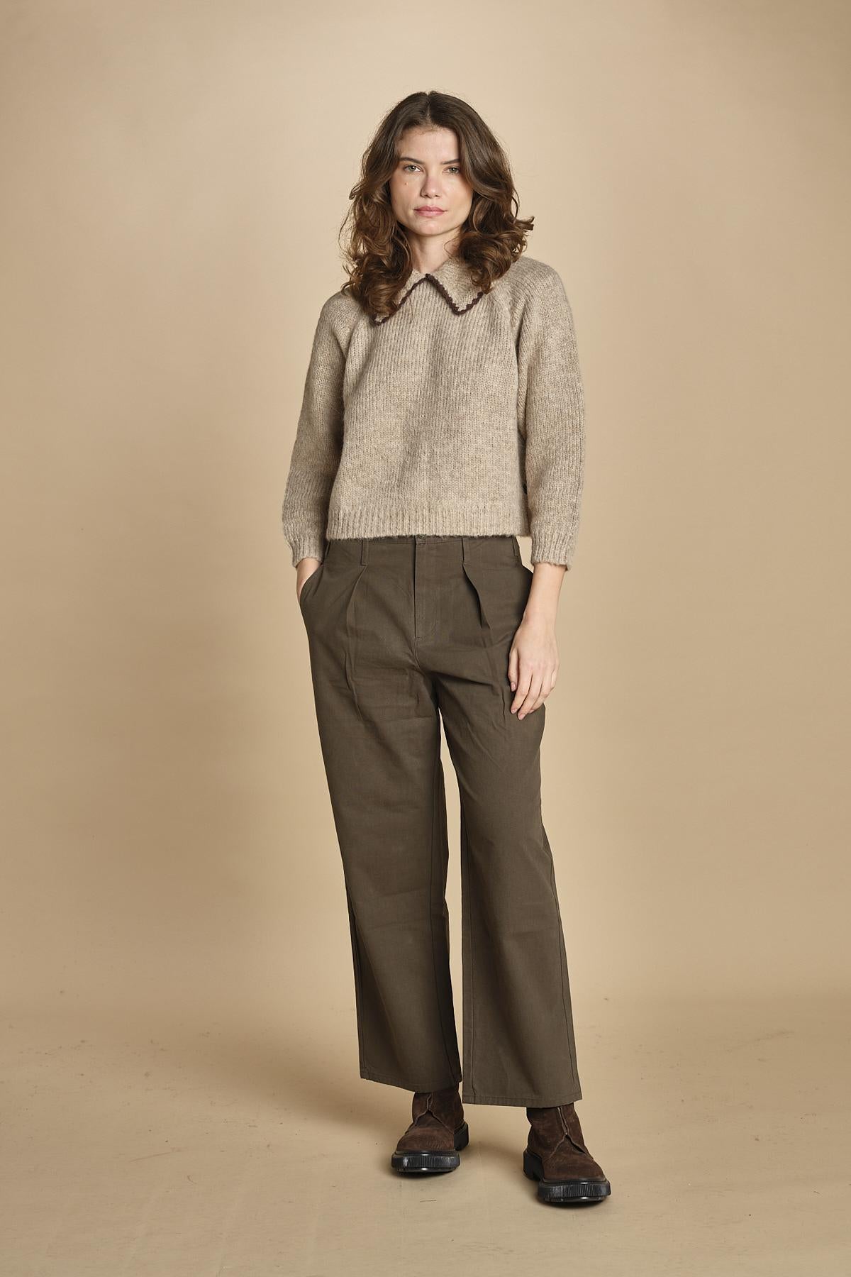 maglia con colletto. S483753 OAT the GREAT 