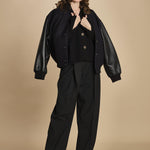 cardigan tre bottoni MIL4A24 Z3613S NERO milaura 