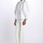Camicia ROMIE con passamano ROMIE1BLO WHITE antik batik 