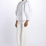 Camicia ROMIE con passamano ROMIE1BLO WHITE antik batik 