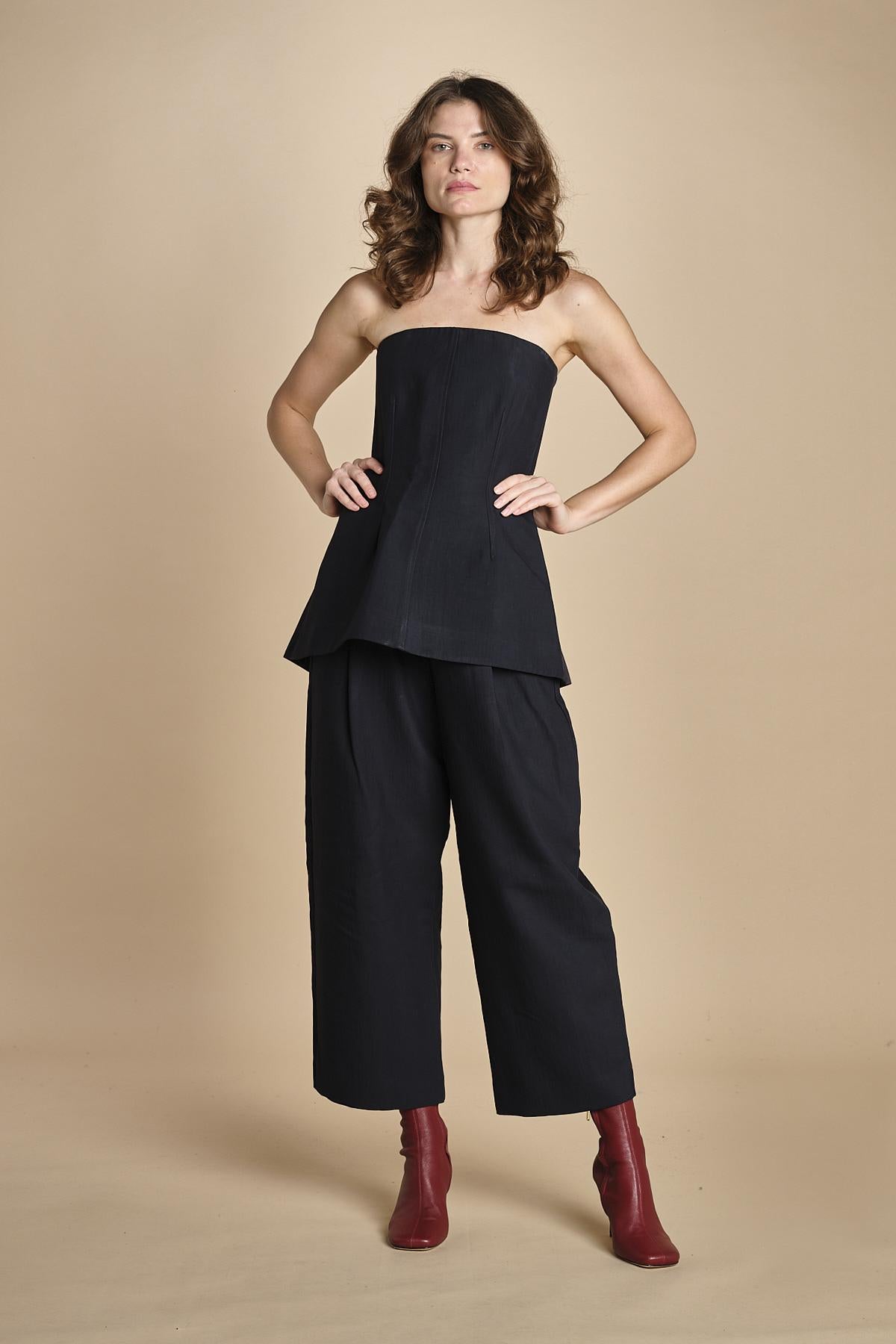 top double ARLES SNW DARKEST NAVY studio nicholson 