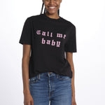 Edwin hc call me baby strass JWTS02804 BLACK zadig & voltaire 