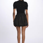 Minigonna BELEN taffetas 176 BLACK sea ny 