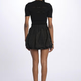 Minigonna BELEN taffetas 176 BLACK sea ny 