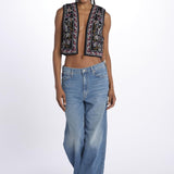Gilet punto croce COCO BLEUNUIT ba&sh 
