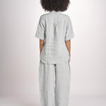 camicia manica corta ESTES SNW-1897 SPEARMINT studio nicholson 