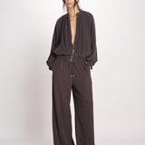 bomber in satin JF009669 COCOA 1204 joseph 