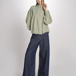 Camicia con ricami nervature DAHALIA 2HVA27-V09771 AMANDE vanessa bruno 