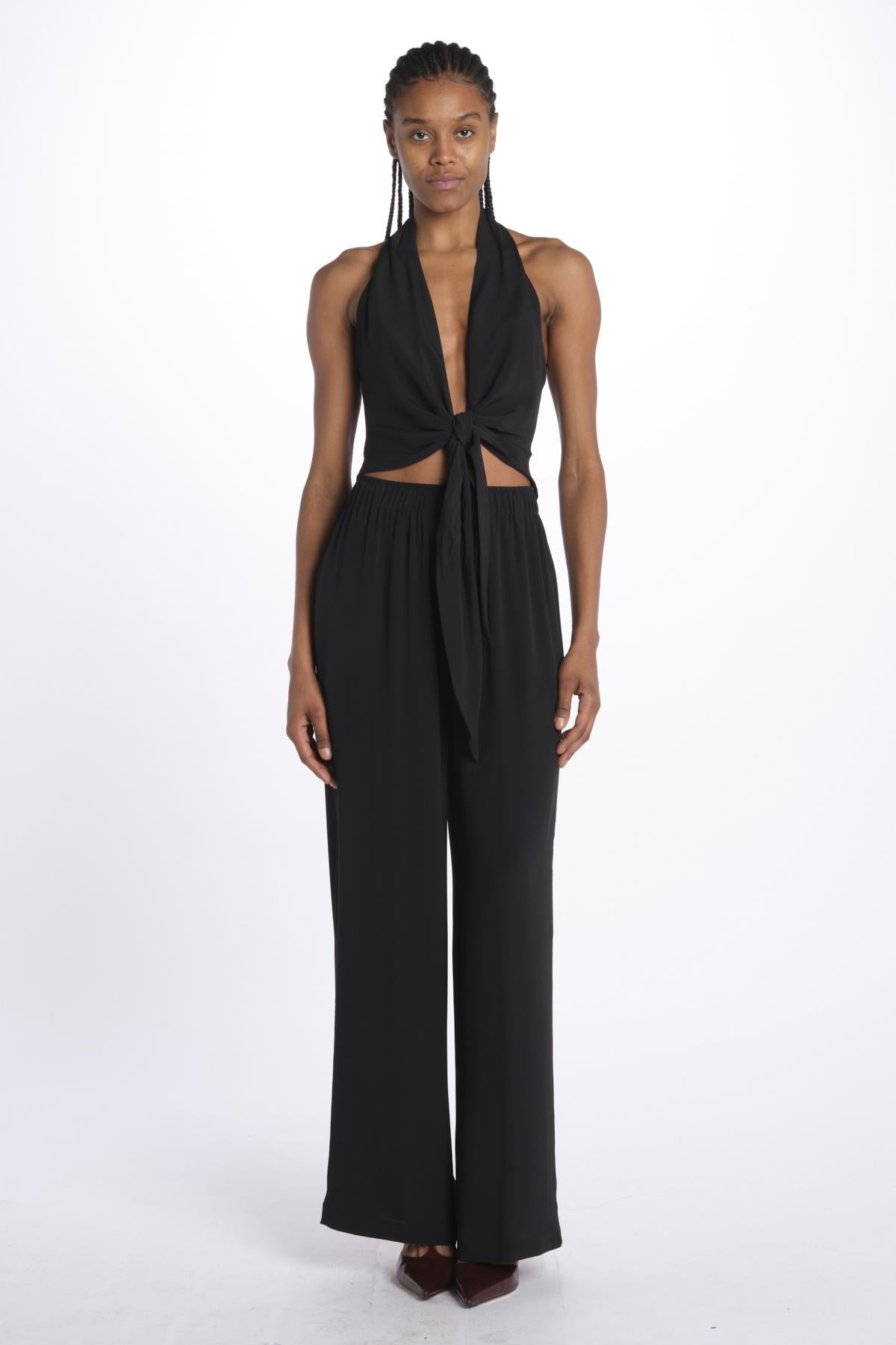 Top con nodo 41352-412 NERO federica tosi 