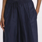 PALAZZO pantaloni in seta  by milaura. BE24252PANT NAVY benaras soleil 