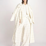 blazer a quadri U3248 IVORY dusan 