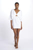 DRESS HELLI mini dress with puff sleeves