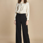 pantalone palazzo fresco lana VISIVO 2525136031600 GRIGIO weekend maxmara 