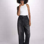 denim over CHALCO SNW-1417 WHASED BLACK studio nicholson 