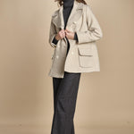 peacoau doppiopetto 15M005WO024 P120 CREAM ines de la fressange 