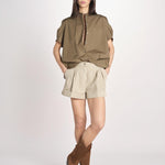 bermuda con risvolto 0222 85047 BEIGE aspesi 