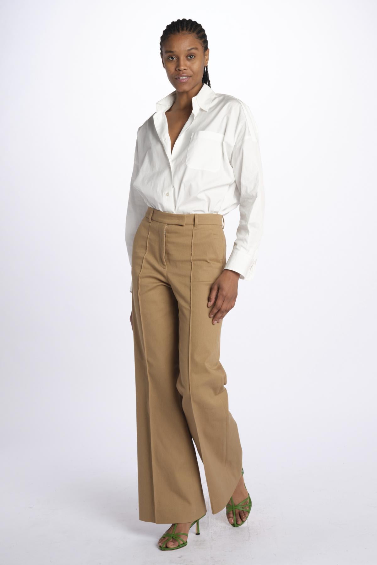 Pantalone OTTAVIA nervature lungo OTTAVIA 18 quelledue 