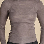girocollo a costine manica luna in lana merino LAU30 E14043 SIGARO milaura 