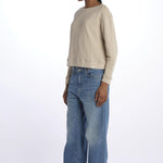 T-shirt felpa m/l WSW02 FEATHER GREY merz b 