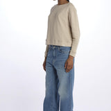 T-shirt felpa m/l WSW02 FEATHER GREY merz b 