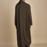 cappotto lungo militare T8655M VERDE dusan 