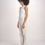 pantalone gessato 0142 22042 NATURALE aspesi 