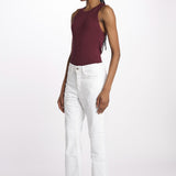 Denim LINDY combo stretto cropped LINDY WHITE true avenue 