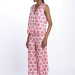 Gilet BAO TOP ricamo fiori S25016 EYELETRED sundress 