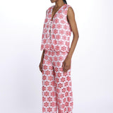Gilet BAO TOP ricamo fiori S25016 EYELETRED sundress 