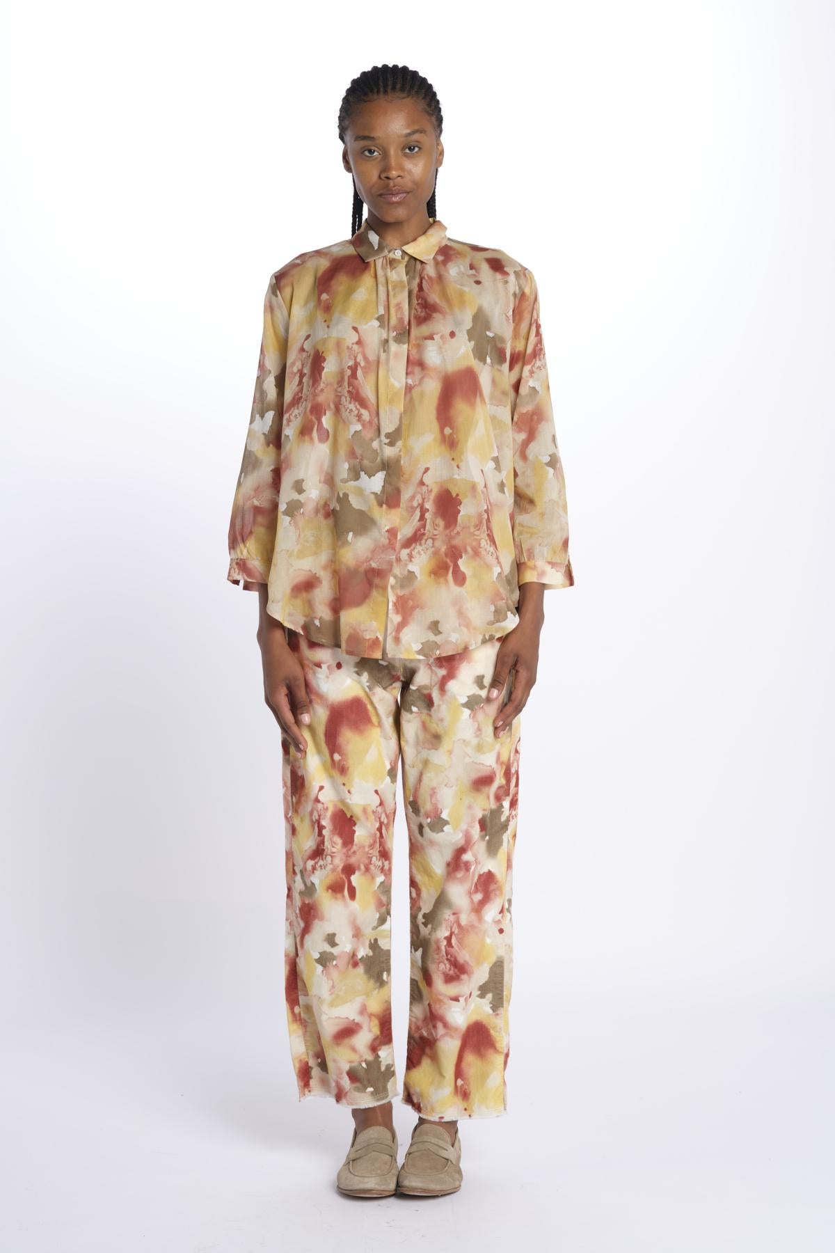 LOKY camicia con macchie M27DOLOKYT4683 S338 massimo alba 