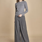 girocollo basic MIL46 25203 GRIGIO CH milaura 