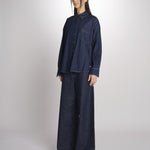 Camicia oversize in denim di puro cotone FOGGIA 2615111011600 001 BLU weekend maxmara 