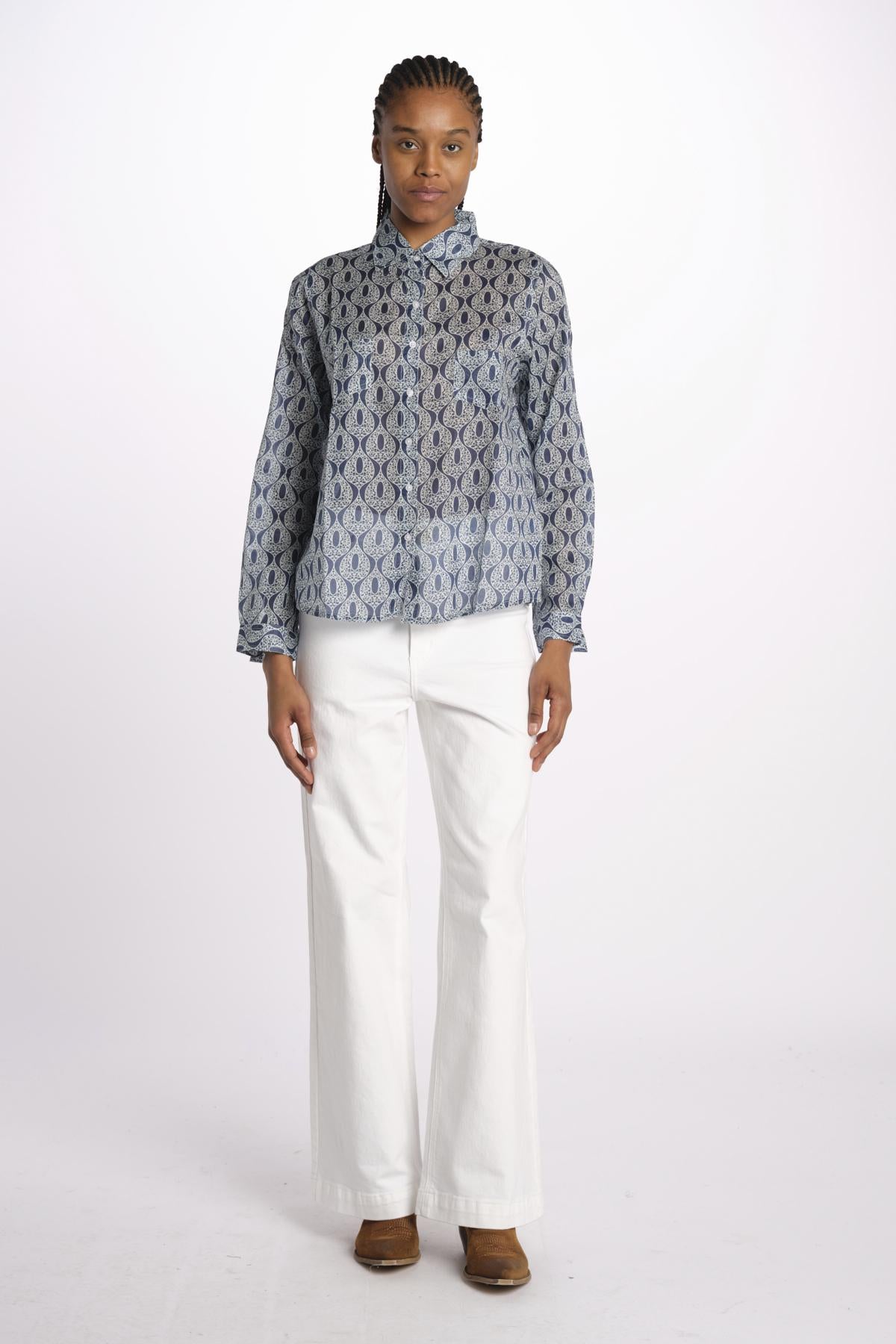 Camicia FLEUR SX7522 4G02 terre rouge 