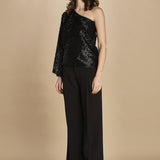 top monospalla perline 31104-309 NERO 29 federica tosi 