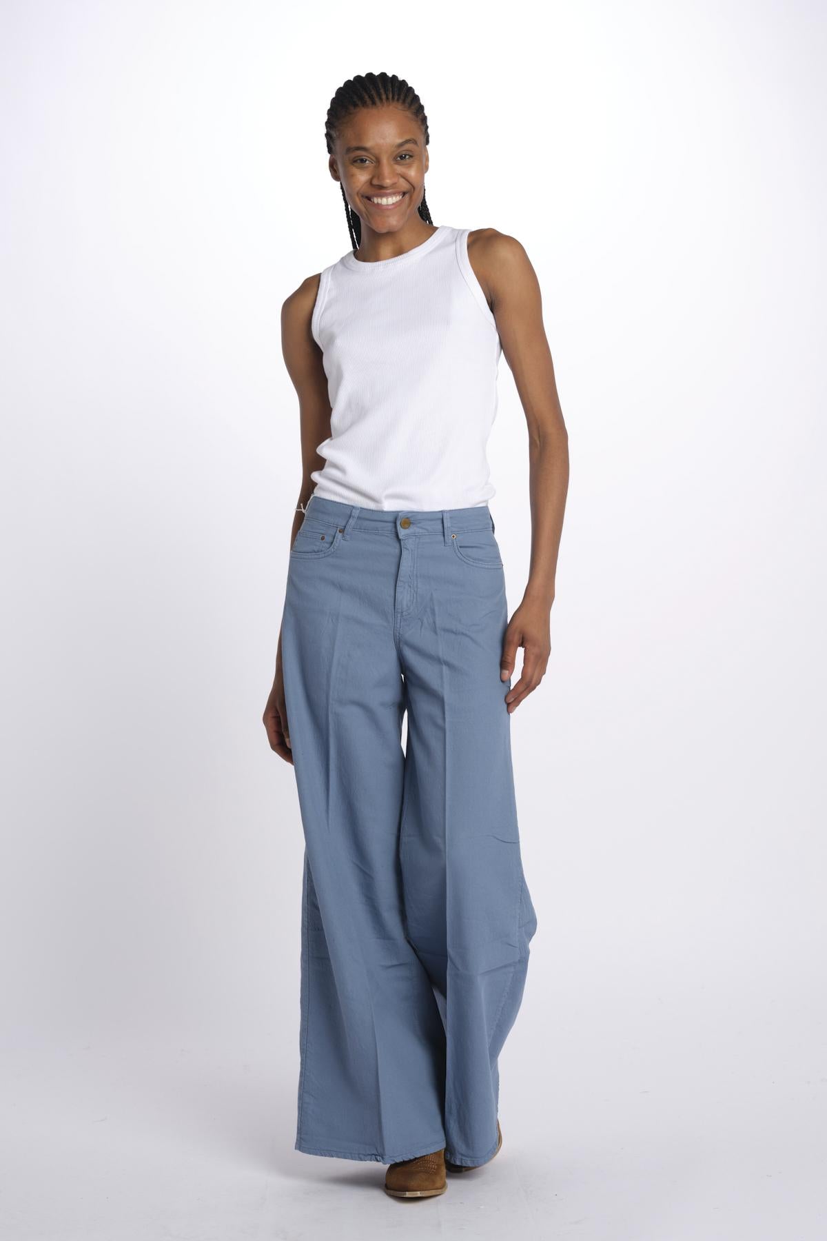 Pantalone SERENA misto lino 4 tasche SERENA TMLS06 187 ps don't forget me 