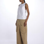 Top nero popeline con nodo G101 0132 1101 n21 