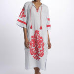 benaras soleil BE24876PALE BLUE RED
